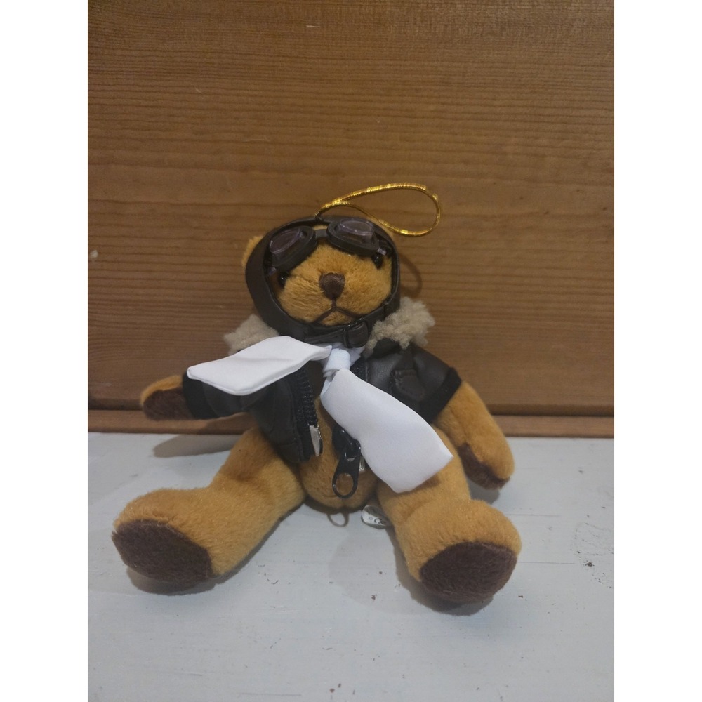 Artistic Toy Co. Helicopter Aviator Teddy Bear Souvenir 7" Plush pilot D41
